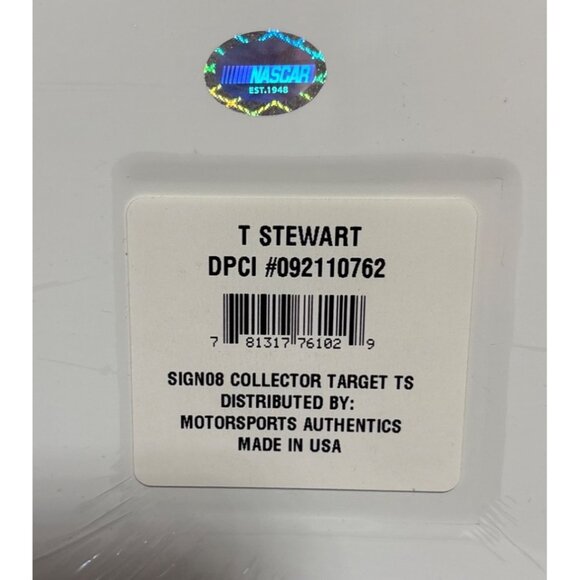 Tony Stewart Home Depot NASCAR 2008 Metal Sign Winners Circle 8.5 x 11" Sealed - Picture 4 of 6